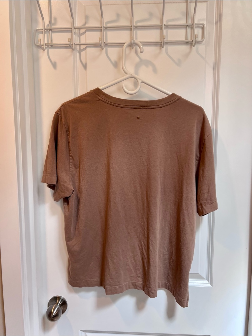 Cuyana Women’s Taupe Brown Boxy Crewneck Tee XL - Picture 4 of 5